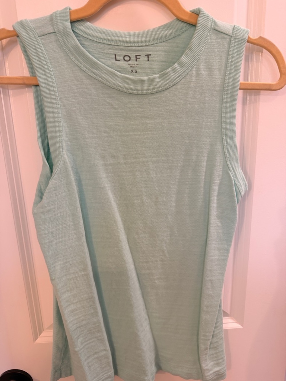 LOFT Pale Blue Sleeveless Tank XS